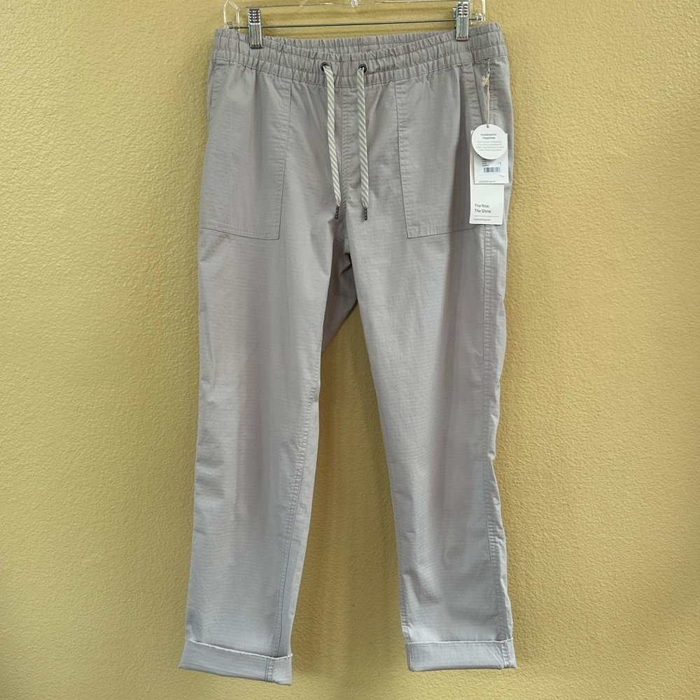 NWT! Vuori “Vintage Ripstop” Pant In Suede Color Size Small - Picture 4 of 12